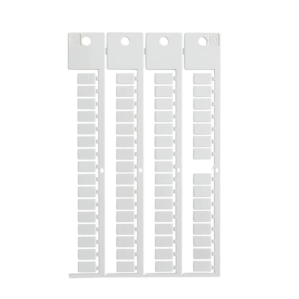 Terminal Block Tag Polycarbonate 10.00 mm H x 6.00 mm W Box of 1024 Pieces, 1024PK